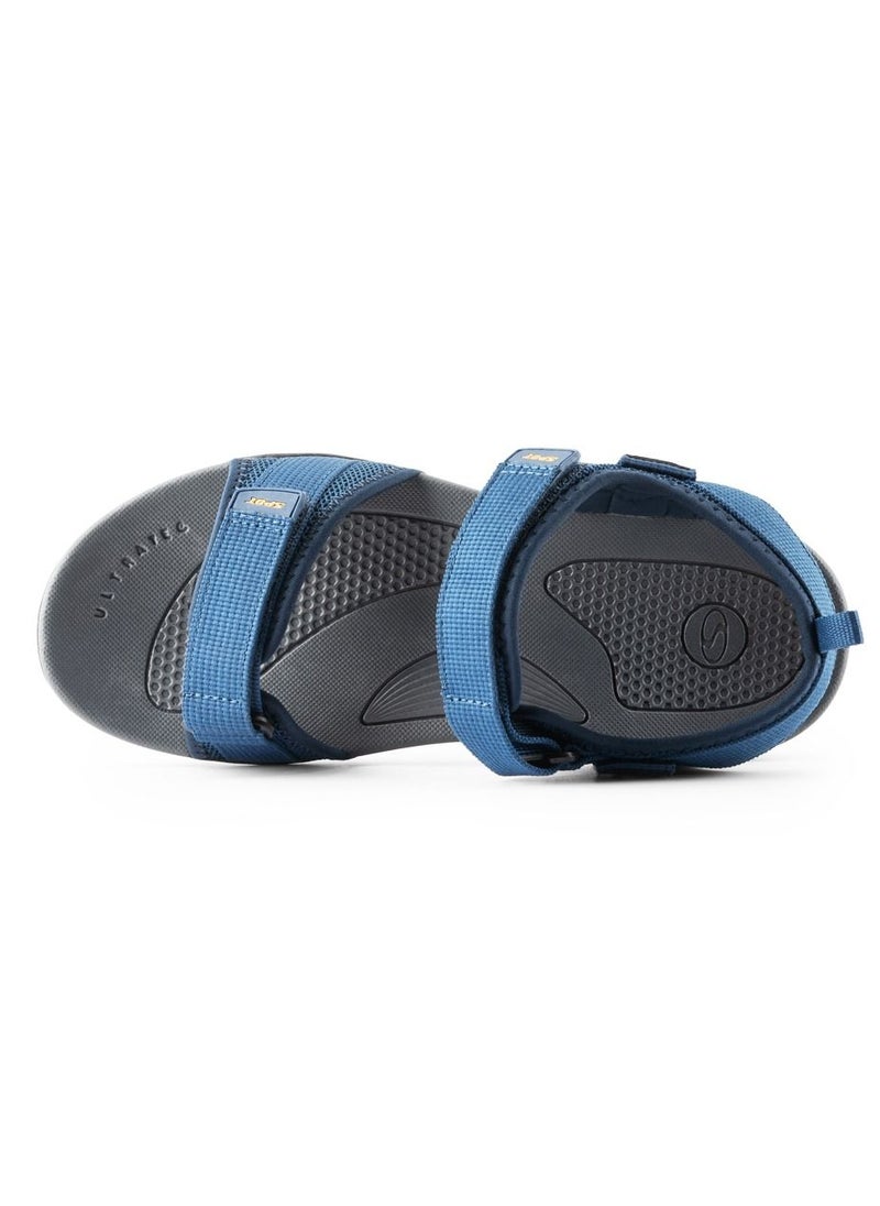 spot - Spot Stylish Sandals For Men | Durable and Straps Sandals | Men Sandals | SS-1911 Navy - Image 1