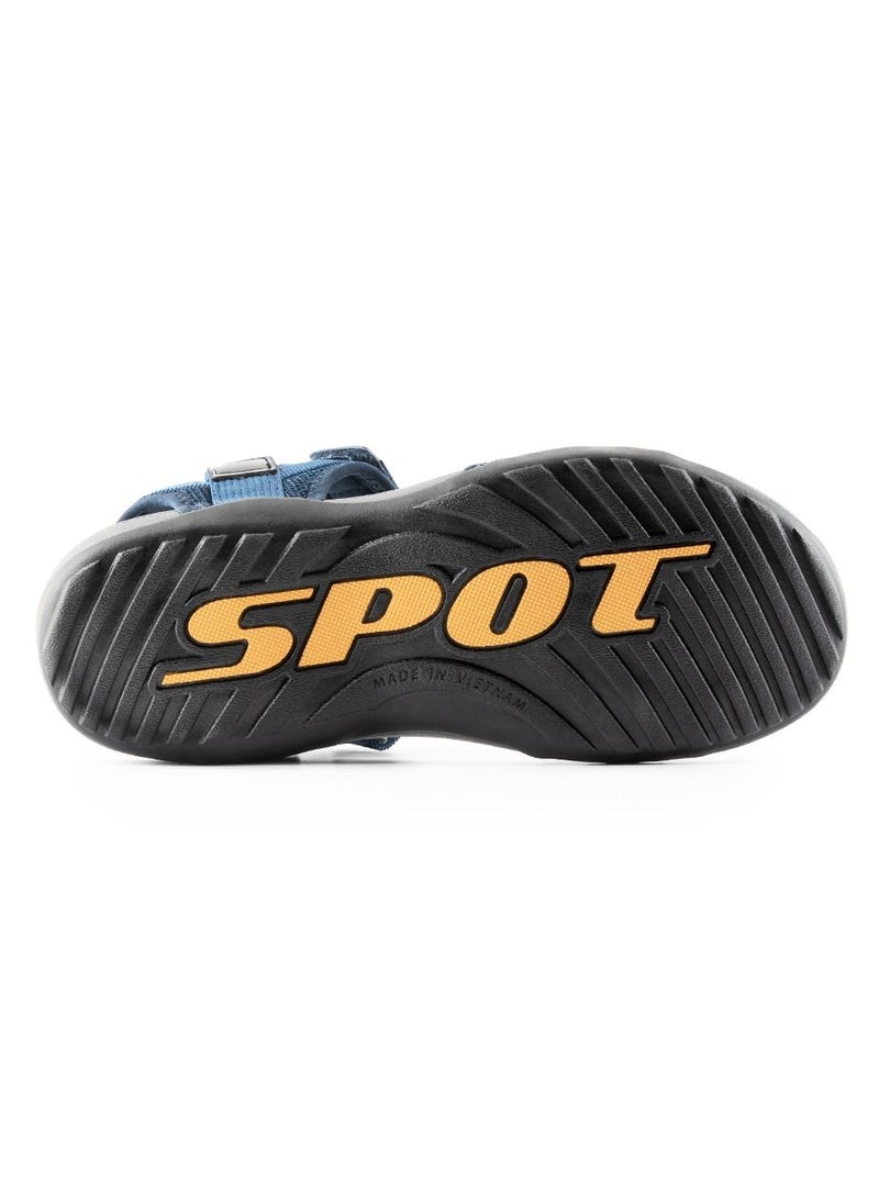 spot - Spot Stylish Sandals For Men | Durable and Straps Sandals | Men Sandals | SS-1911 Navy - Image 1