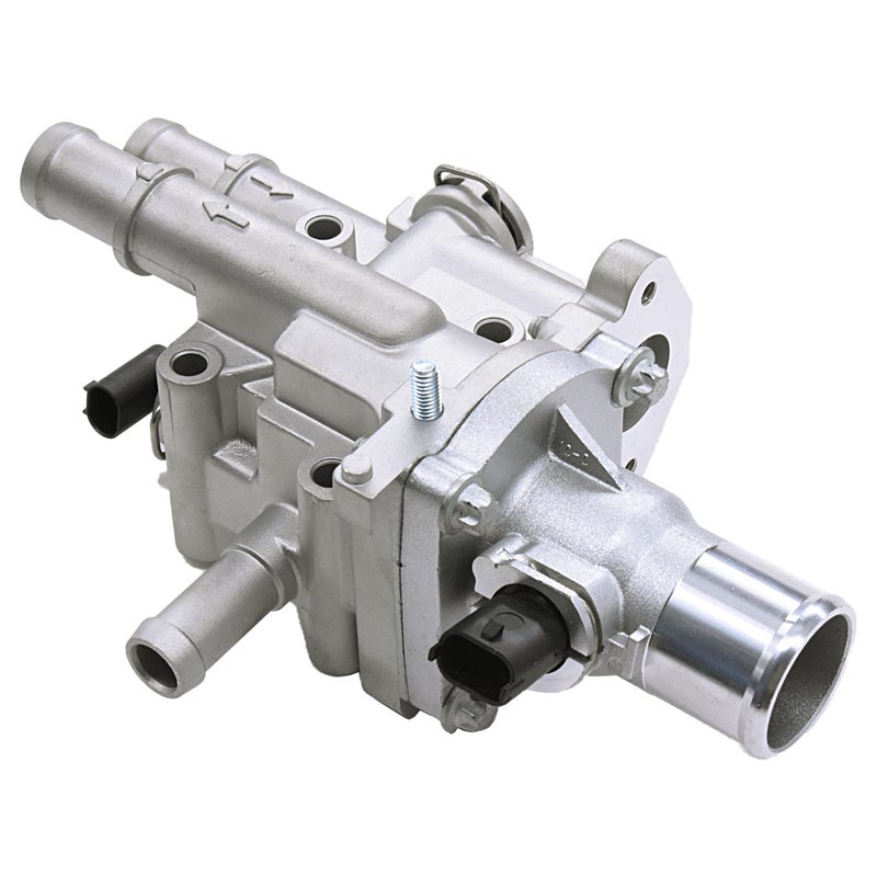 FOKES Engine Coolant Thermostat Housing Assembly Compatible with Chevy Cruze Limited Trax Sonic 18L  16L  Replaces 25192228 55564890 1581816 902033 55579951  Full Aluminum