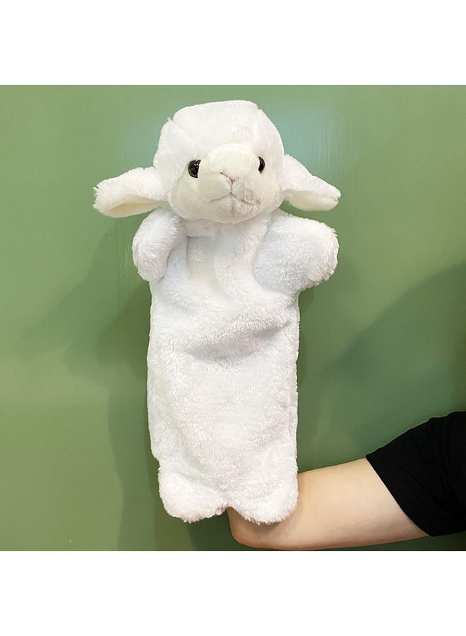 Bluejw Yiwu Plush Toy Animal Hand Doll Rabbit Plus Size Foreign Trade Gloves Amazon Cross-border Doll Trembles Distribution  - Image 1