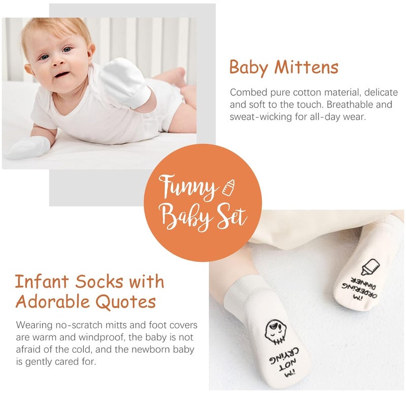 Suhctuptx New Mom Gifts for Women 9 Pcs Best Pregnancy Gifts Basket for New Parents Gender Reveal Ideas Gift Set for First Time Mom Dad Expecting Parents to Be Gender Reveal Baby Shower Newborn - Image 4