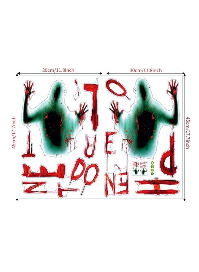 نيبمينينت ديكورات ملصقات حائط مرعبة لعيد الهالوين