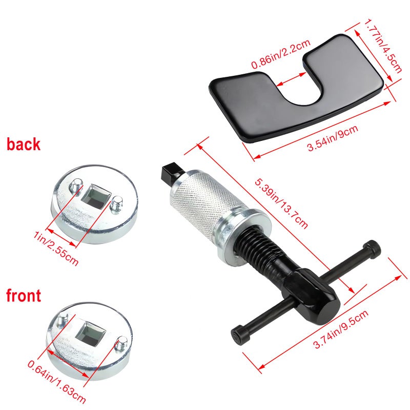 Couslcd Car Brake Piston Wind Back Tool Auto Rear Brake Pad Wind Back Tool Brake Caliper Wind Back Tool for Replacement of Rear Brake Pad - Image 4