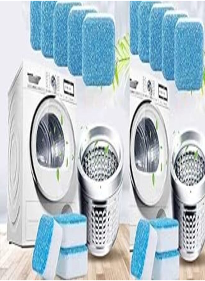 Generic Washing Machine Detergent Tablets - Washing Machine Cleaning Tablets for Washing Machines and Deodorizer for Front and Top Loading Washing Machines - Pack of 12 - Now Available at Pegui Bell 