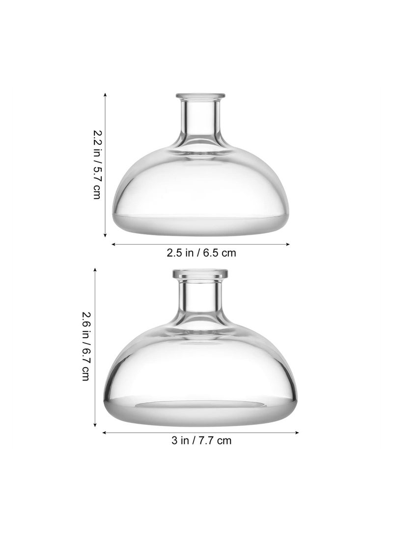 Excefore 2PCS Chest Percussion Cup, Chest Physical Therapy Aids, Mucus Removal Device Flutter Valve Mucus Removal Device Professional Palm Sputum Remover (S+L) - Image 3