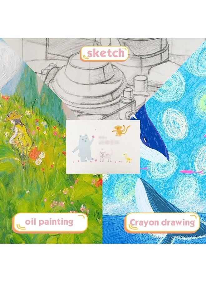شيانغ يو - 5 قطع من كراس الرسم الرسم الرسم ورقة الطالب رسم a4 كتاب صور فارغ - Image 1