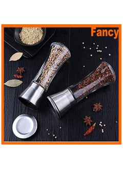 Salt & Pepper Grinder Set – 2-Pack Adjustable Ceramic Grinders for Fresh Spices, Precision Grinding, Easy-to-Use, Durable Spice Mill, Adjustable Coarseness, Perfect for Kitchen, Dining, and Seasoning, Modern Salt and Pepper Shakers. - pzsku/Z7195E0347142875A283FZ/45/_/1726669923/6396f210-aca3-418e-b9e9-b991051c7394