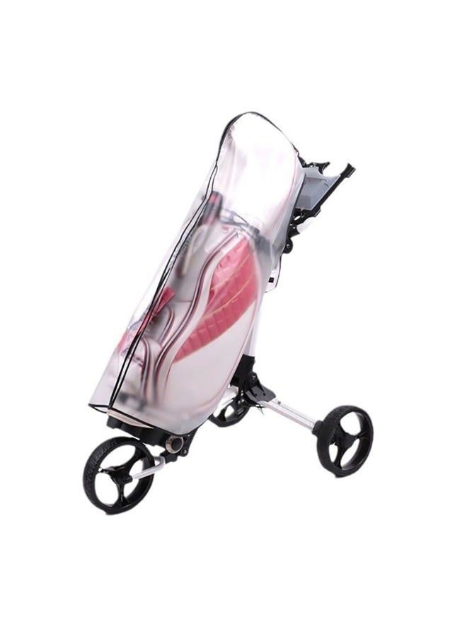 Earssa Golf Bag Rain Cover Waterproof Rain Cover for Golf Bag PVC Golf Bag Cover Hood Club Bags Raincoat for Golfer - Image 1
