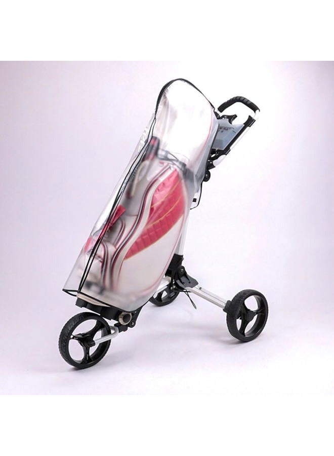 Earssa Golf Bag Rain Cover Waterproof Rain Cover for Golf Bag PVC Golf Bag Cover Hood Club Bags Raincoat for Golfer - Image 5