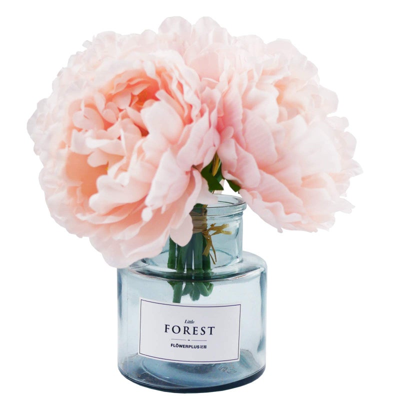 Tinsow Artificial Peony for Home Decoration, 5 Pcs Faux Peonies with Stems, Silk Flowers Bouquet for Wedding Decoration and Flower Arrangement - Image 1
