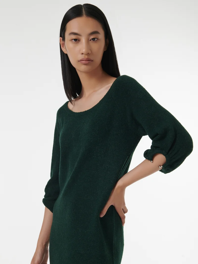 leem  Balloon Sleeve Knit Kaftan for Women | Best Price UAE