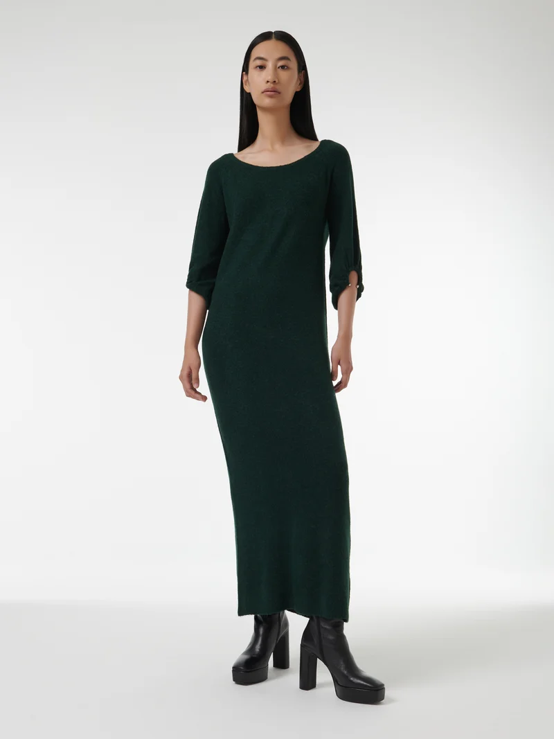Balloon Sleeve Knit Kaftan