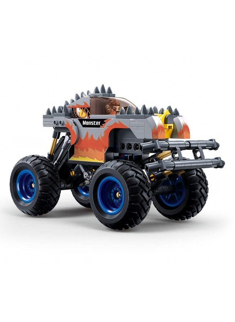 Sluban Sluban - Power Bricks Wind-up Silver Firebird Off-Road Monster 267 Pieces - M38-B1162  - Image 2