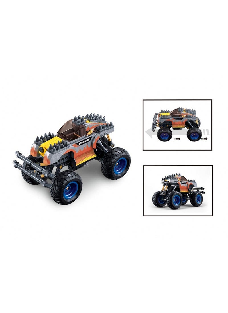 Sluban Sluban - Power Bricks Wind-up Silver Firebird Off-Road Monster 267 Pieces - M38-B1162  - Image 3