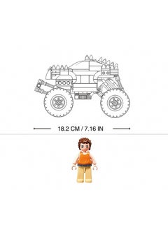 Sluban Sluban - Power Bricks Wind-up Silver Firebird Off-Road Monster 267 Pieces - M38-B1162  - Image 5