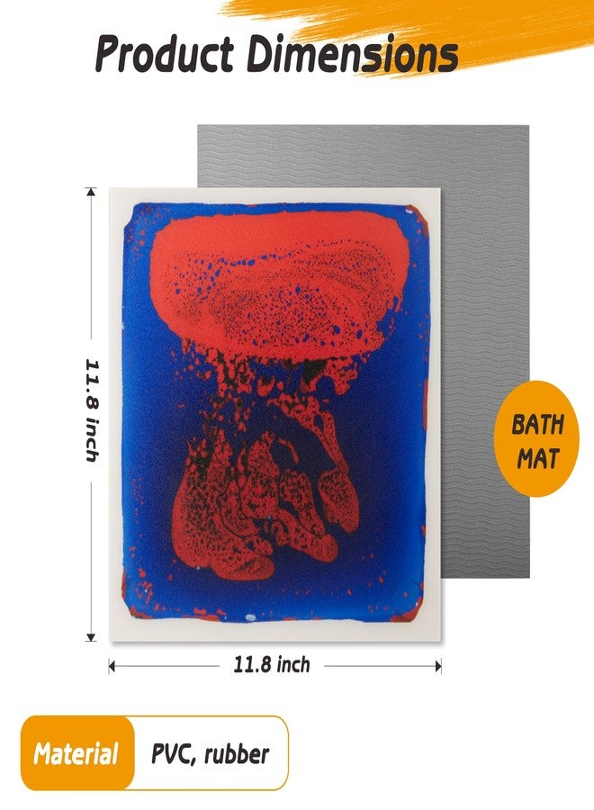 WOWSTAR 12" x 12" Sensory Floor Tiles, 4 Sensory Tiles, Liquid Floor Tiles, Lava Tiles - Image 5