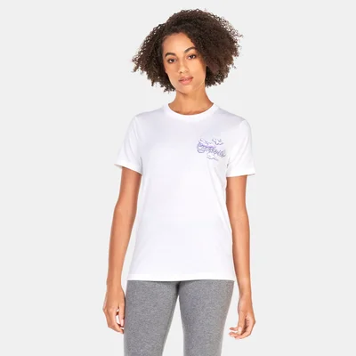 CONVERSE Womens Seasonal Graphic Word Art T-Shirt
