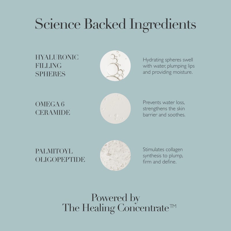 Omorovicza Perfecting Lip Balm (0.34 oz), Hydrating & Plumping Lip Treatment, Nourishing Lips Moisturizer with Hyaluronic Spheres, Omega 6 Ceramide & Peptides for Dry Lips - Image 4