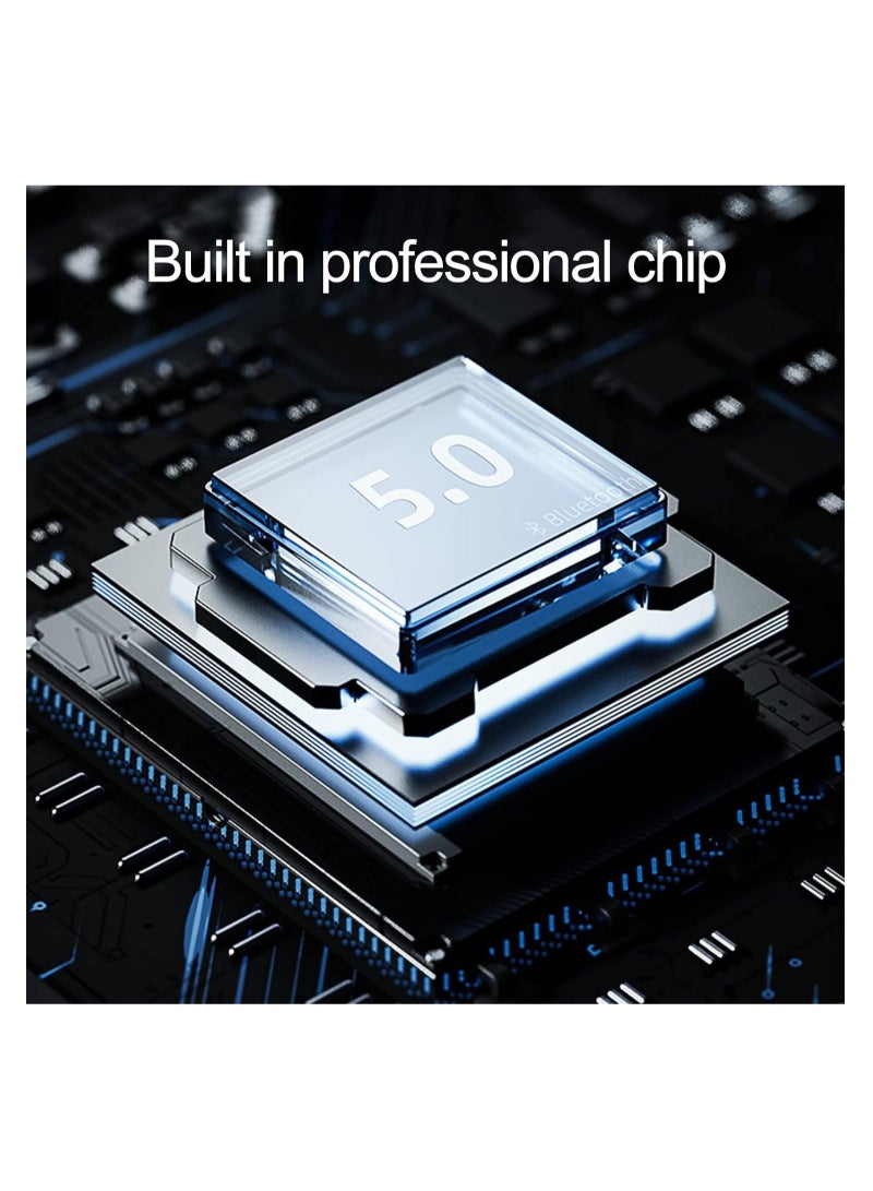 يس Set Bluetooth Speaker with Microphone 5.0 USB Charging Wireless Speakers with Bluetooth Surround Sound Portable Speaker for Smart TV Microphone with Speaker for Singing Red - Image 3