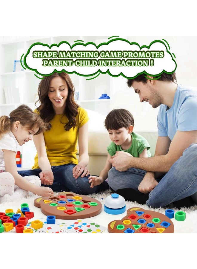 Kidology Geometric Shape and Color Matching Puzzle Board Game with Bell for Kids 3+ Years | Sensory Educational, Fun and Learning Toy for Children | Ideal for Gifting - Image 5