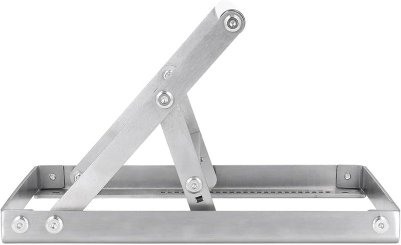 Heavy Duty Adjustable Height Metal Work Table Saw Stand Foldable Stainless Steel - Image 5