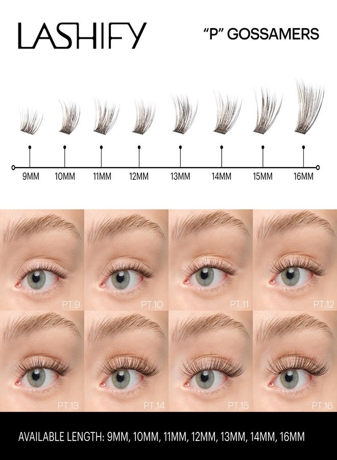 Lashify Plushy 10mm Gossamer Lashes in Truffle Color, Easy DIY False Lashes for a Voluminous Yet Still Natural Look - Image 4