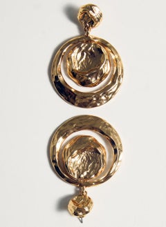 MANGO Circular Design Hanging Earrings  - Image 3