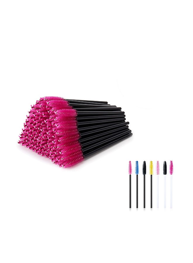 50-Pieces Color Disposable Eyelash Mascara Brushes Makeup Tool Kits - LXCMA