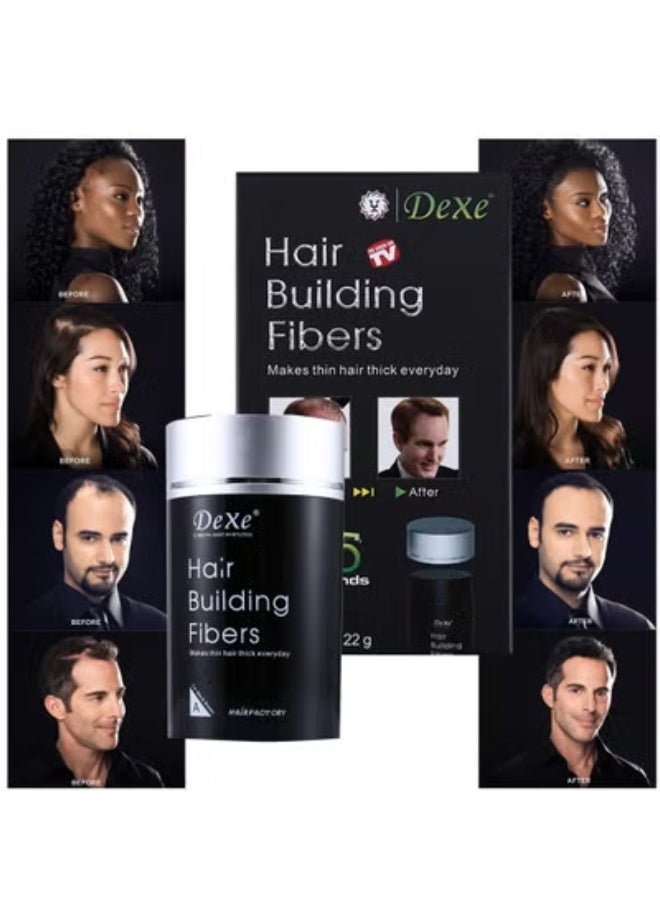 Dexe Hair Building Fibers Black 22grams - Image 3