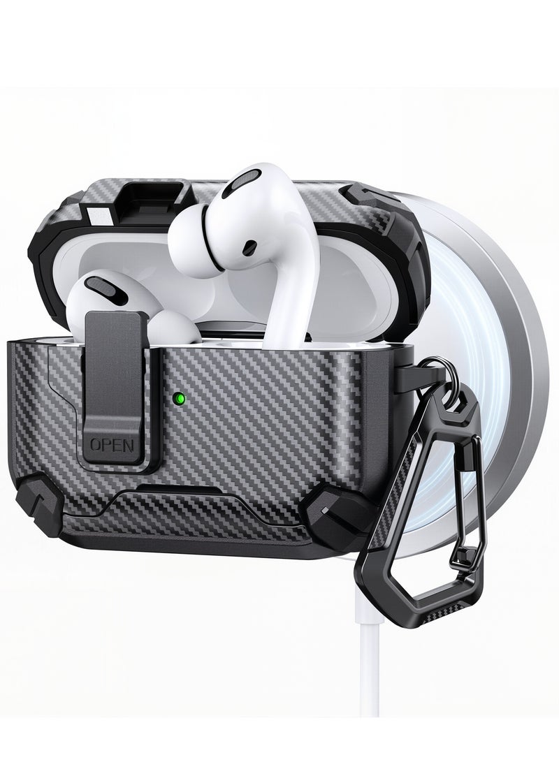 AirPods 4/AirPods Pro/AirPods Pro 2/AirPods Pro 3 protective case, magsafe，phone holder, pop-up headphone case,earphone protecter，headphone protecter，earphone case - Image 1