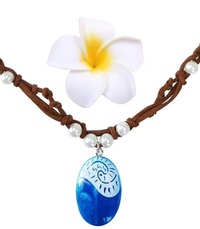 Joy Bang Princess Cosplay Necklace Necklace for Women Costume Magical Necklace Halloween Costume Halloween Party Favors Blue Dress Up Accessories - Image 4
