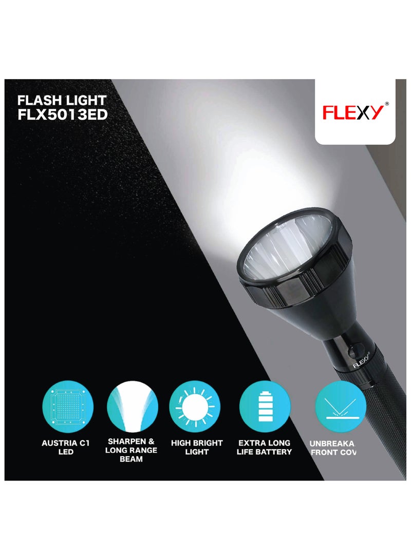 فليكسي مصباح يدوي LED قابل لإعادة الشحن، هيكل من الألومنيوم CREE LED  - Image 5