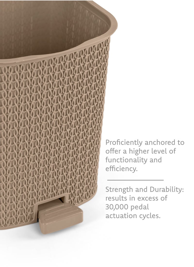 Turt Turt Step-on Waste Bin with Pedal 7 Ltr  - Image 5