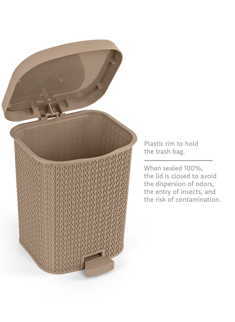 Turt Turt Step-on Waste Bin with Pedal 7 Ltr  - Image 4