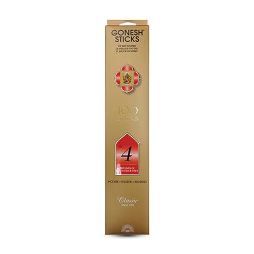 Gonesh - Classic Collection - Non-Toxic 10” Slow Burn Fruit & Floral Aromatic Sticks - No. 4-100 Pack - Image 1