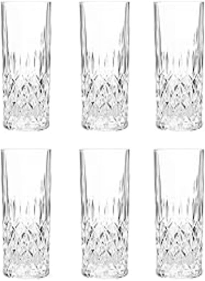 Vidivi Vidivi Venezia High Quality Glass Cocktail Tumbler 330 ml Set of 6 Pieces - Transparent 