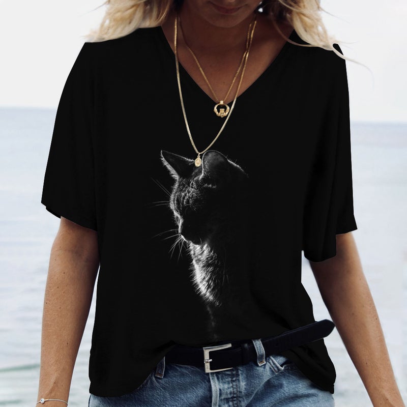 2024 T-Shirt Independent Station Women'S Short-Sleeved Wish Spot Temu - Image 1