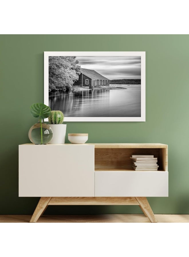 Gallery Solutions  20x30  White Wood Wall Mount Poster Frame  Enhance Your Space with LargeScale Art Display  Rectangular Wall Mount  Hanging Frame  Home Accents  Interior Design - Image 5