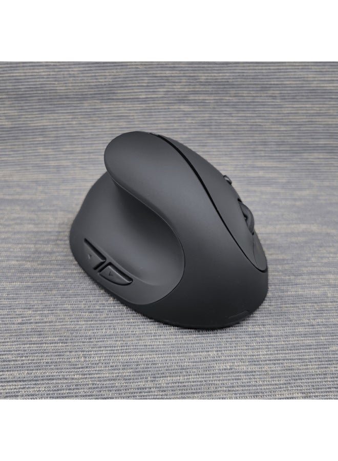 Digital Computer/optical Mouse/optical Mouse - Wireless Bluetooth Mouse Suitable For Desktop Laptop Tablet - Usb Interface-Color:Black-left-hand Version (with Dry Battery) - Image 1