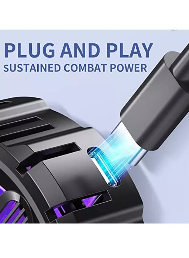 Loquat Magnetic Phone Cooler for iPhone/iPad/Android Phone Cooling Fan with RGB - Image 3