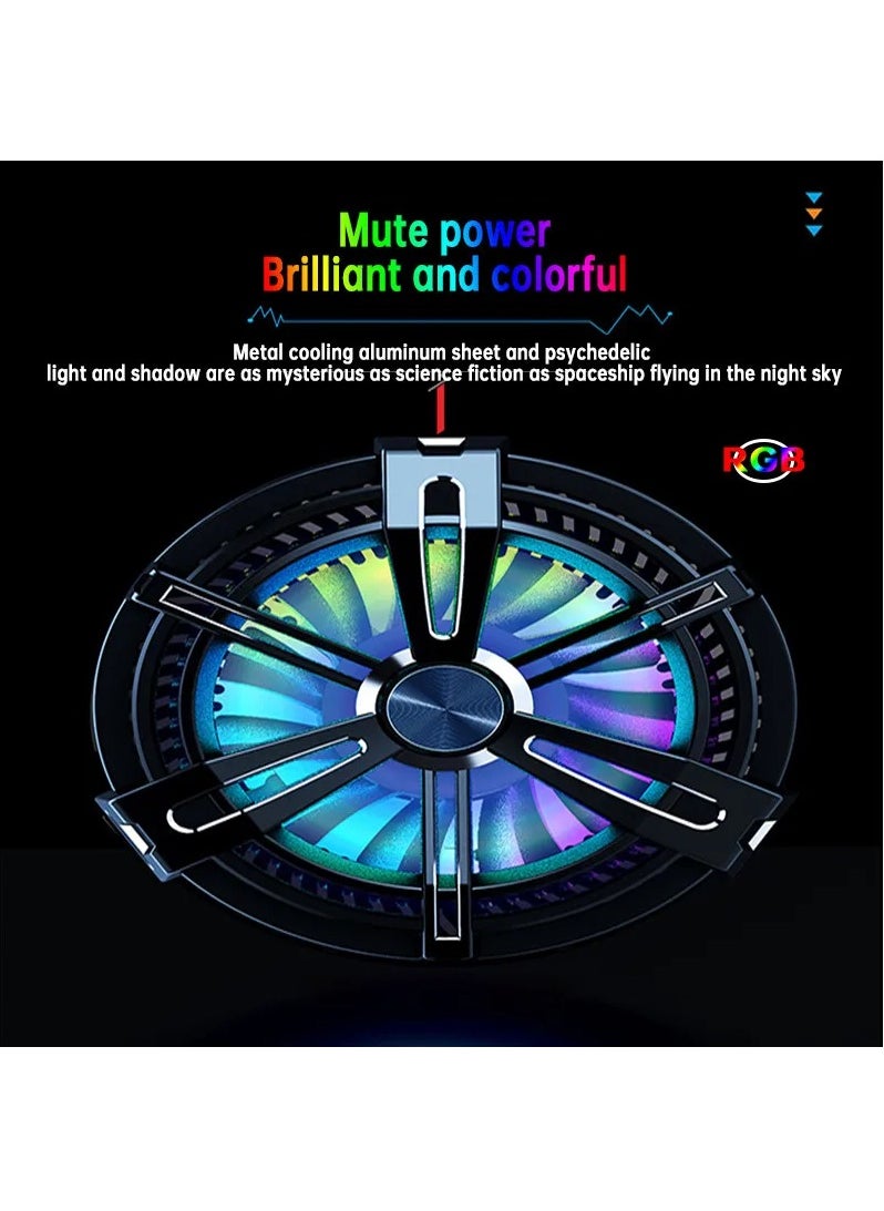 RECTO - Mobile Phone Cooler for Magsafe, iPad Cooler, Tablet Cooler, Game Cooler Fan for PUBG, Designed for iPhone and Android, Semiconductor Heatsink Without Noise for Live Streaming and Vlog - Image 1