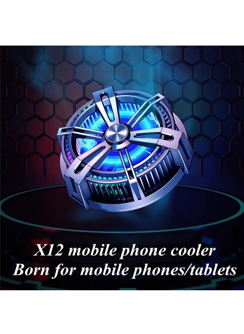 RECTO - Mobile Phone Cooler for Magsafe, iPad Cooler, Tablet Cooler, Game Cooler Fan for PUBG, Designed for iPhone and Android, Semiconductor Heatsink Without Noise for Live Streaming and Vlog - Image 1
