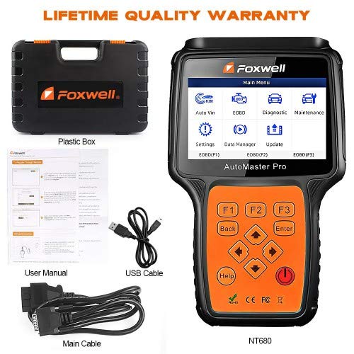 FOXWELL NT680 All System OBD2 Diagnostic Code Reader Engine Transmission Airbag - Image 4