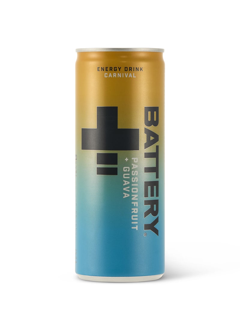 BATTERY Carnival Passion Fruit & Guava Energy Drink - Image 1