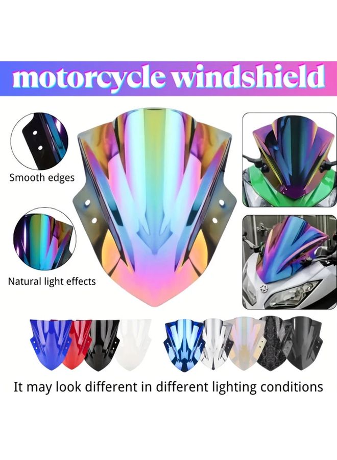 Red Motorcycle Windshield for Ninja 300 EX300 Anti Fog Easy Installation 2013 2017 - Image 1