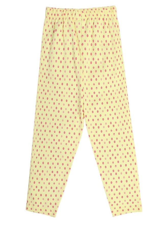 miniklub Baby Girls Full Length Multi Color Knit Legging, Pack Of 2 (3-6M) - Image 5