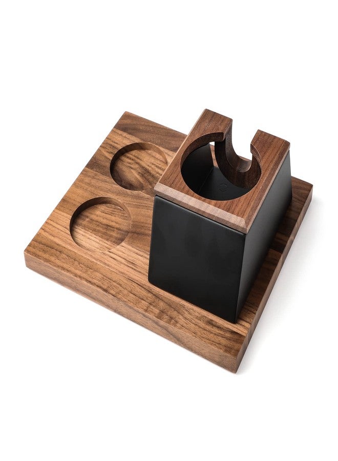 Turewin Espresso Tamper Station 58mm Wooden Espresso Tamper Holder Base Coffee Tamper Stand with 2 Coffee Puck Screen Accessories Organizer Box for 58mm Tamper and Distributor - Image 5