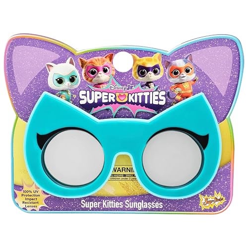 Sun-Staches SuperKitties Sunglasses for Kids | Official Bitsy Mask | UV400 | One Size Fits Most Kids - Image 1