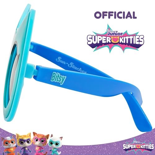 Sun-Staches SuperKitties Sunglasses for Kids | Official Bitsy Mask | UV400 | One Size Fits Most Kids - Image 5