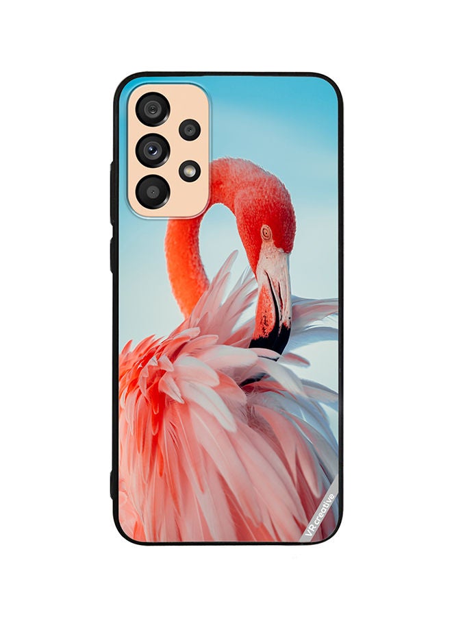 VR CREATIVE Protective Case Cover For Samsung Galaxy A33 5G Flamingo Design Multicolour - Image 1